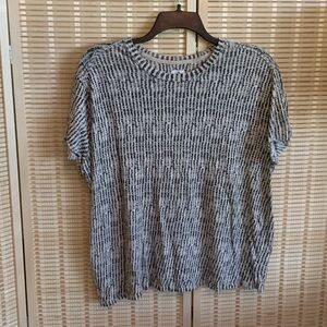 We The Free Black and White Tee Size Large